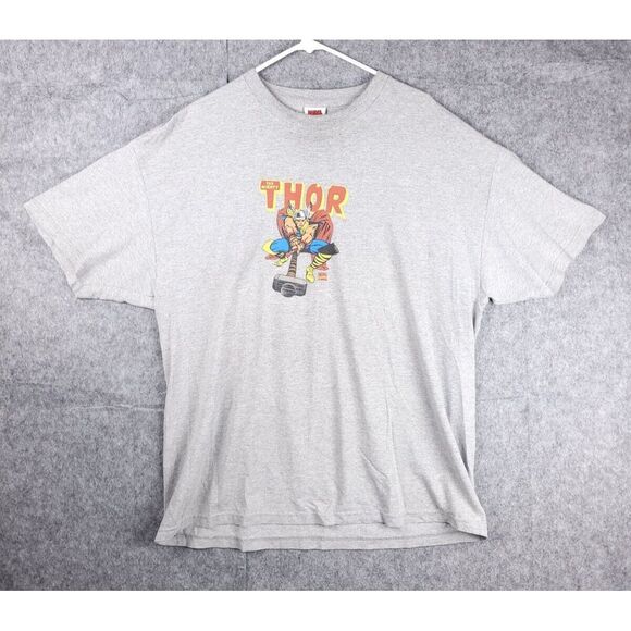 Marvel Other - Vintage Marvel Thor Shirt Men's 2XL Graphic Tee Avengers Comic Book